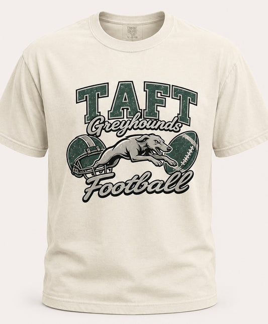 Taft Greyhound Football Vintage